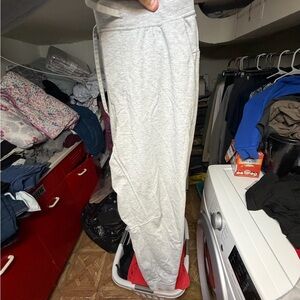 Lululemon Light Gray Sweatpants with Drawstring